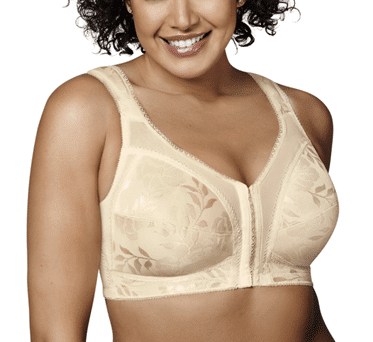 Playtex 18 Hour 4695 Front-Close Wirefree Bra With Flex Back