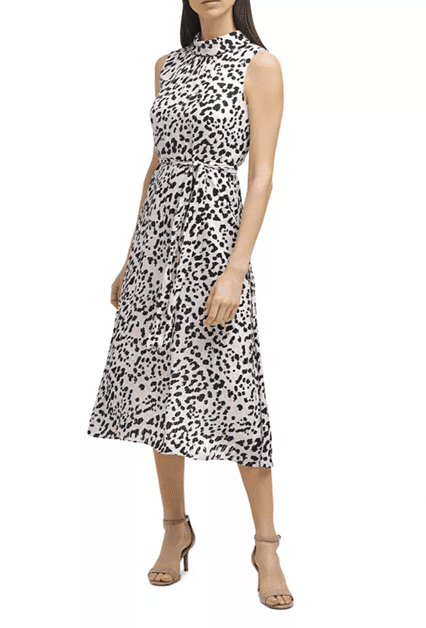 Bloomingdale\'s leopard print dress