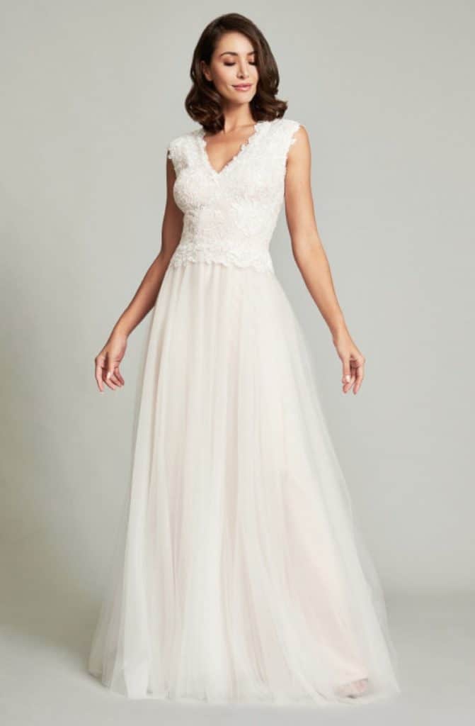 Ripley Sleeveless Full-Skirt Gown