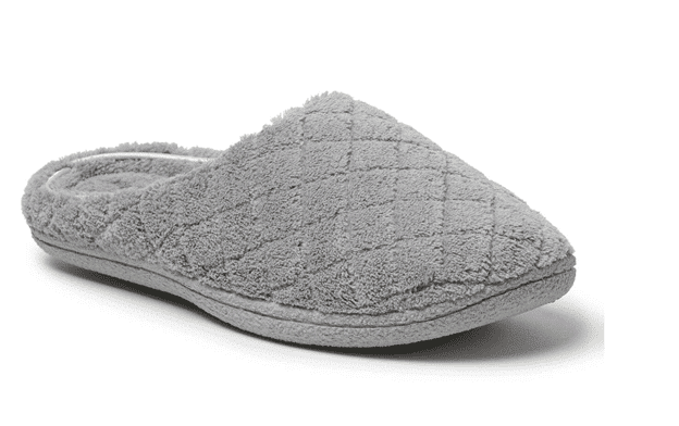 Dearfoams Leslie Quilted Microfiber Terry Clog Slipper
